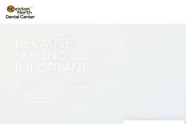 monctonnorthdentalcenter.com site used Dentist-wp
