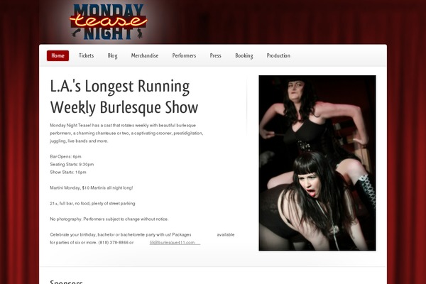 Site using Brown-paper-tickets-event-list plugin