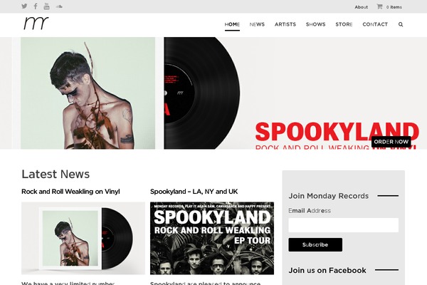Minicorp theme site design template sample