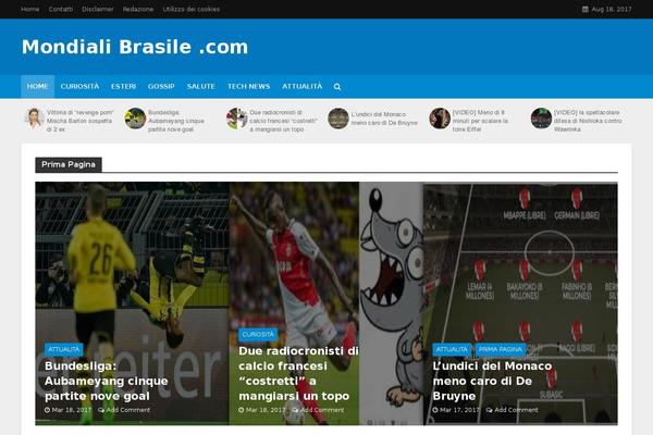 Herald theme site design template sample
