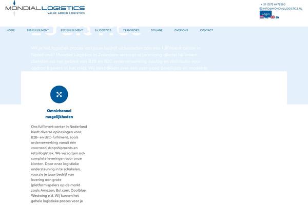 mondiallogistics.nl site used Mondial