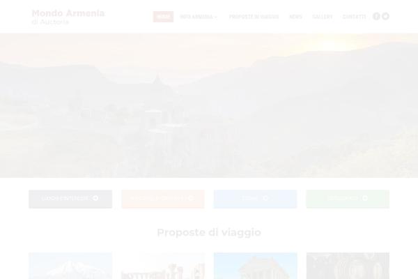 The7 Child theme site design template sample