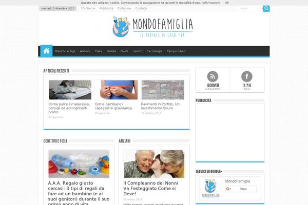 mondofamiglia.it site used Famiglia