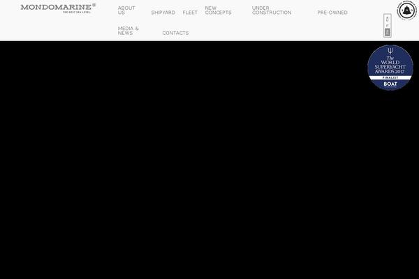 mondomarine.it site used Parallax Pro