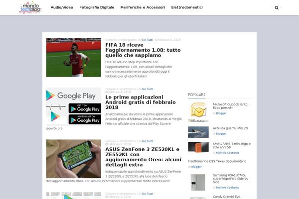 Admag theme site design template sample