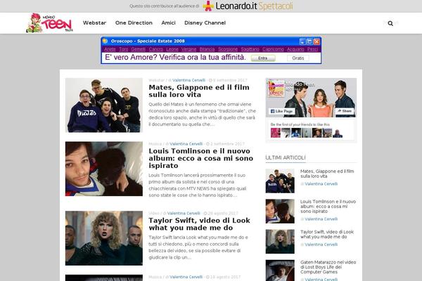 mondoteen.com site used Admag