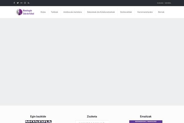 BeTheme Child theme site design template sample
