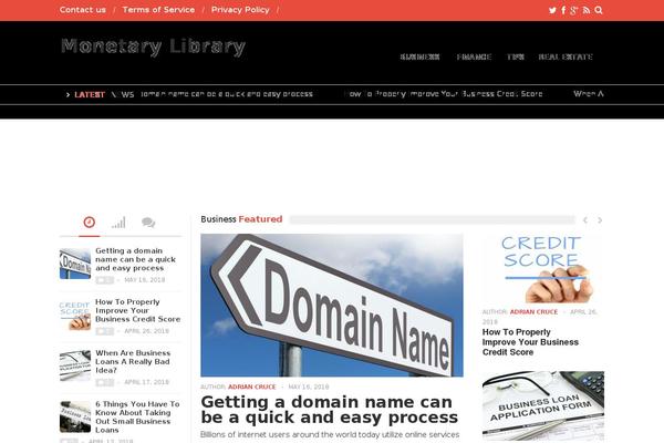 Falcon theme site design template sample
