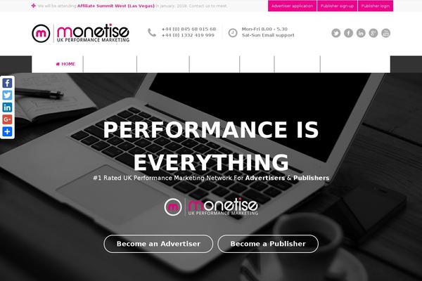 Opus theme site design template sample
