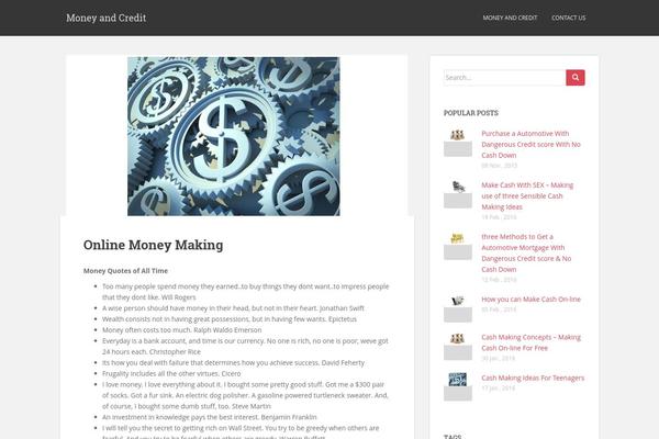 money-and-credit.com site used Sparkling