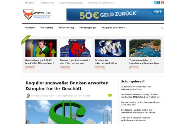 Site using Social Slider plugin