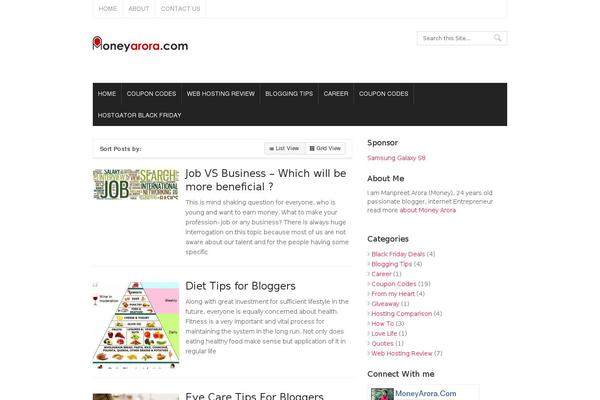 Splash theme site design template sample