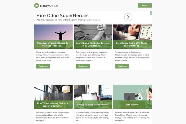 Clean theme site design template sample