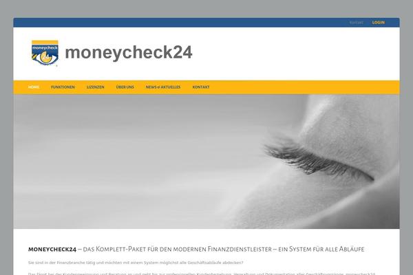 Aqua theme site design template sample