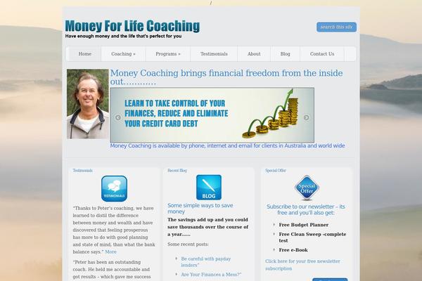 Minimal theme site design template sample