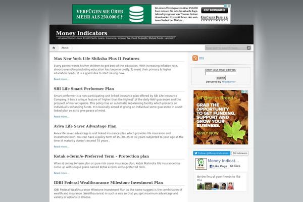 iNove theme site design template sample