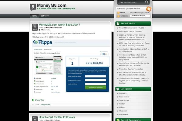moneym8.com site used Ubd Moneymaker Theme