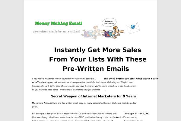moneymakingemail.com site used Prompt