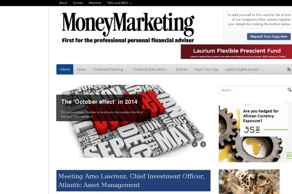 moneymarketing.co.za site used B2bcentralv2