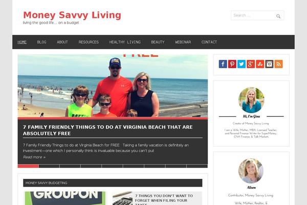 Daily Dish Pro theme site design template sample