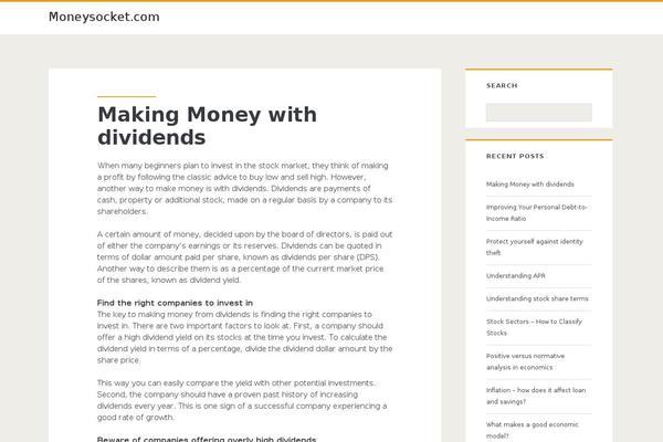 Ignite theme site design template sample