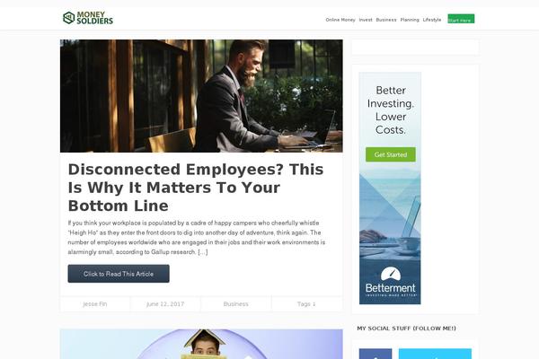 Focusblog theme site design template sample