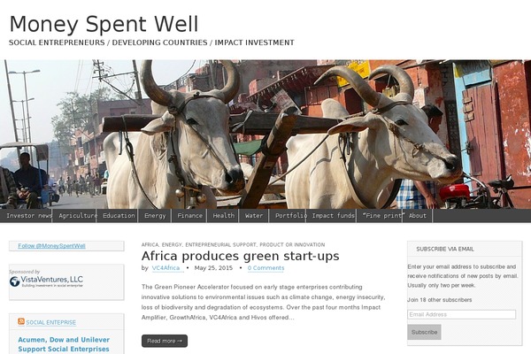 moneyspentwell.org site used Magazine Basic