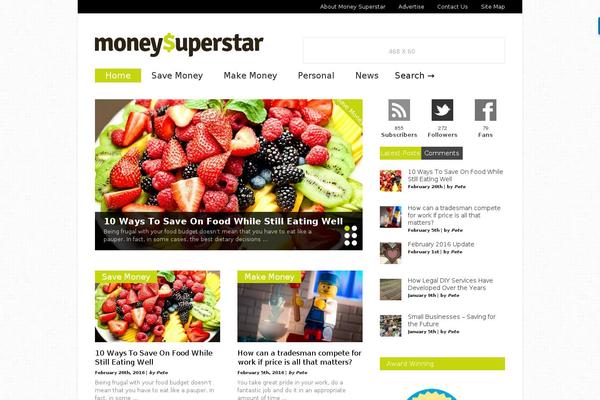 Gonzo theme site design template sample