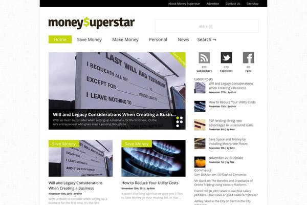 Gonzo theme site design template sample