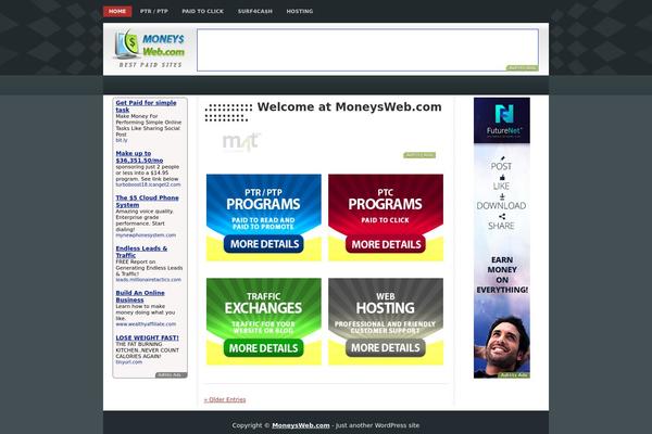 Fiono theme site design template sample