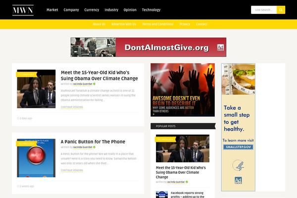Frog-wp theme site design template sample