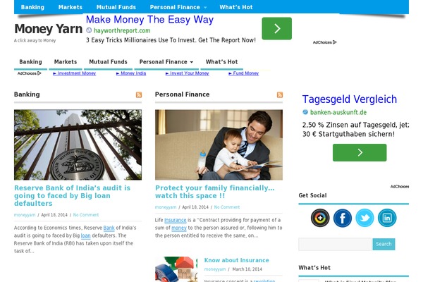MesoColumn theme site design template sample