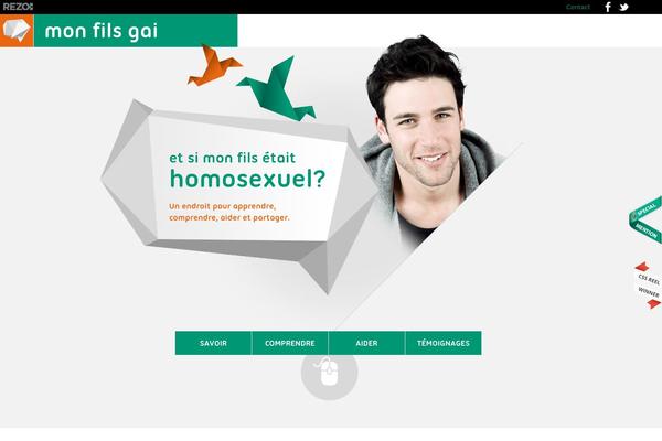 Rezo theme site design template sample