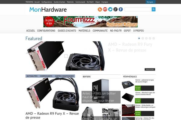 monhardware.fr site used Topgadget Single