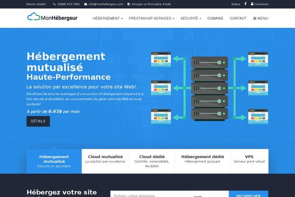 Impreza theme site design template sample