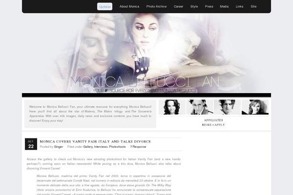 monicabelluccifan.com site used Simplegrey