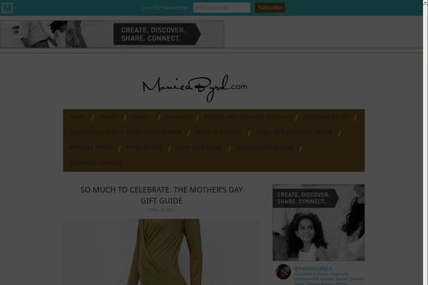 Fashionistas theme site design template sample