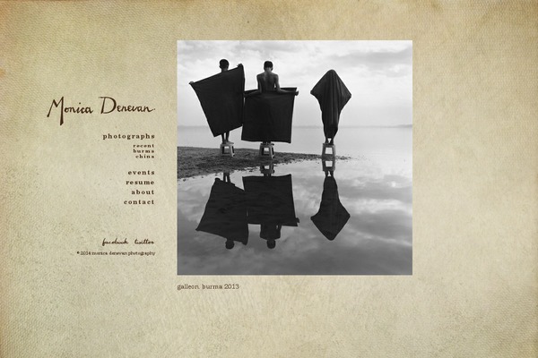 Monica theme site design template sample