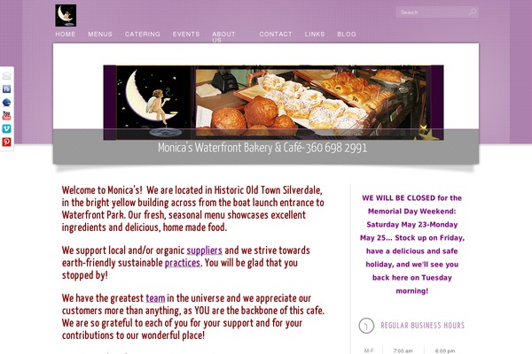 monicascafe.com site used Legourmet
