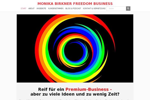 monikabirknerfreedombusiness.de site used Thrive-theme-child