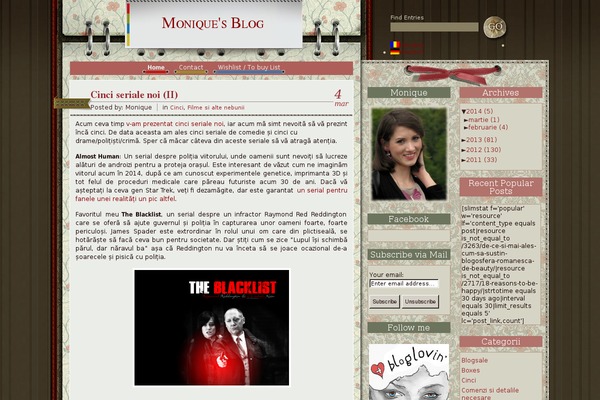 Notepad theme site design template sample