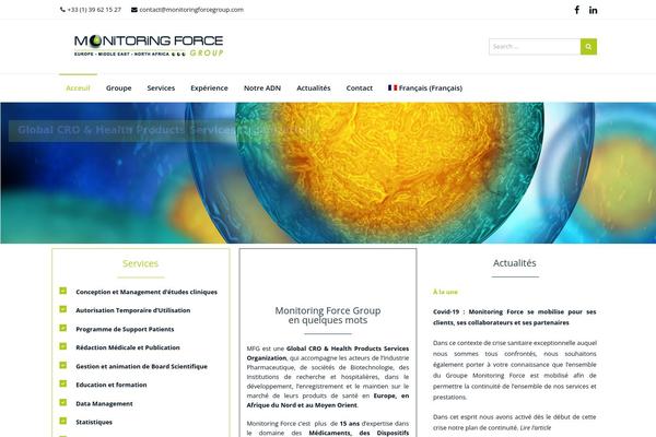 iMedica theme site design template sample