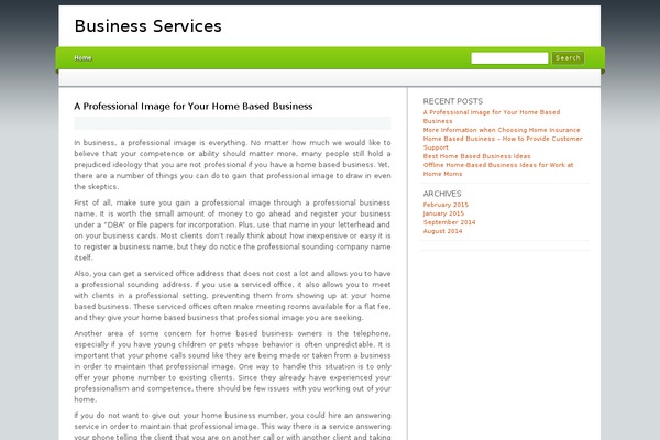 Cordobo theme site design template sample