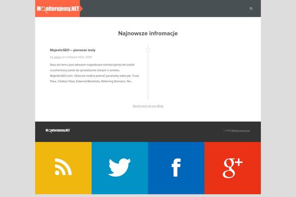 Scroller theme site design template sample