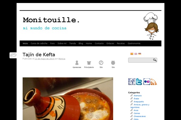 Food & Cook theme site design template sample