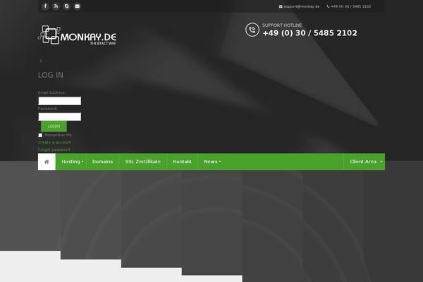 Site using Whmpress plugin