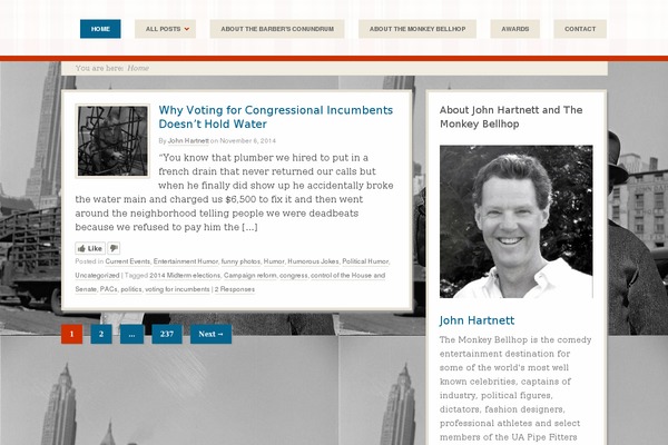 Twenty Fourteen theme site design template sample