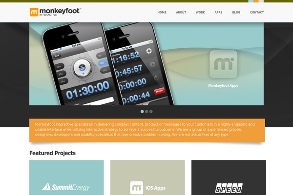 monkeyfoot.com site used Respond