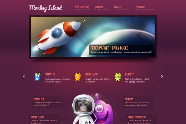 Radiance theme site design template sample