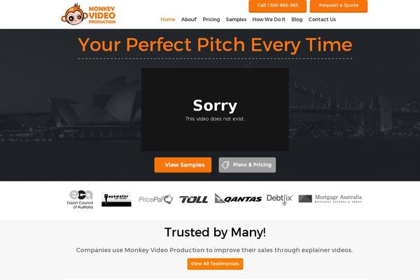 Balance theme site design template sample